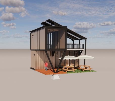 Galvanized Steel Bending 180g Frame Design Steel Structure Modular Villa for Luxury Container Prefabricated Prefab Houses