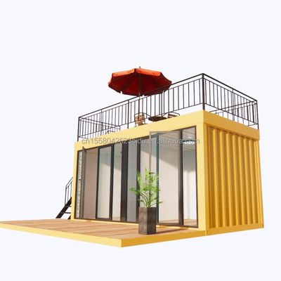 Directly Sells Quick Assembly Prefabricated Steel Structure Mobile House for Home Coffee Shop Container in 20ft or 40ft
