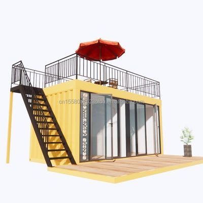 Directly Sells Quick Assembly Prefabricated Steel Structure Mobile House for Home Coffee Shop Container in 20ft or 40ft