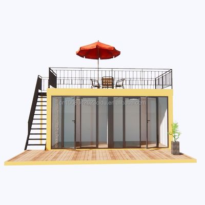 Directly Sells Quick Assembly Prefabricated Steel Structure Mobile House for Home Coffee Shop Container in 20ft or 40ft