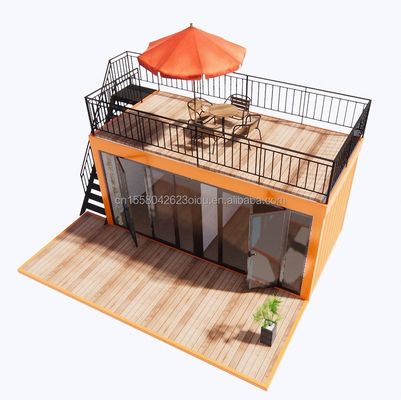 Directly Sells Quick Assembly Prefabricated Steel Structure Mobile House for Home Coffee Shop Container in 20ft or 40ft