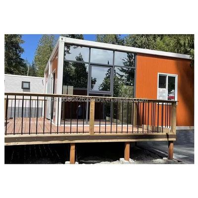Galvanized Steel Bending Prefab Container House with Detachable Bathroom and Design
