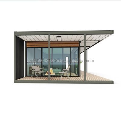 Modern Design Wooden Plastic Container Residence with Materials and Prefabricated Structure