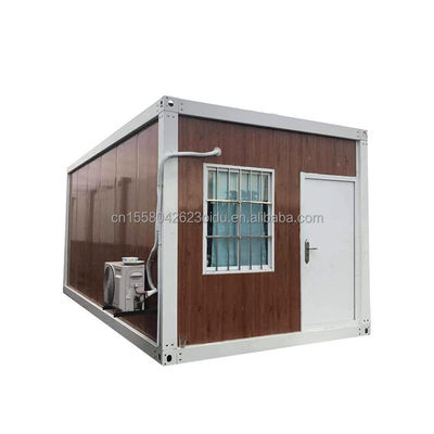 Galvanized Steel Bending Prefab Container House with Detachable Bathroom and Design
