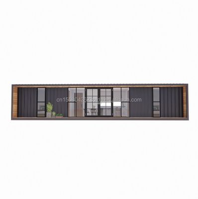 Main Structure Galvanized Steel Square Tubes Luxury 2 Bedrooms Flat Container Module for Convenient House in 20ft or 40ft