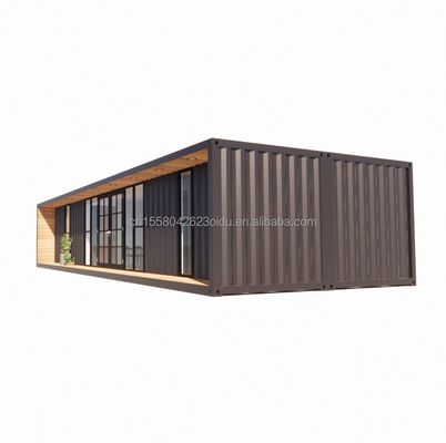 Main Structure Galvanized Steel Square Tubes Luxury 2 Bedrooms Flat Container Module for Convenient House in 20ft or 40ft