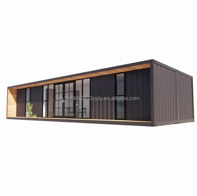 Main Structure Galvanized Steel Square Tubes Luxury 2 Bedrooms Flat Container Module for Convenient House in 20ft or 40ft