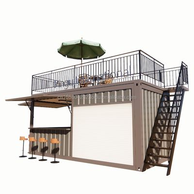 Standard Portable Container Steel Prefabricated House Office Mobile 20ft Expandable Folding Container House for Activity Room