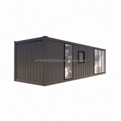 Wall 50/75/100mm Wave Sandwich Panel 20ft Beautiful Prefab Container Homes with Galvanized Steel