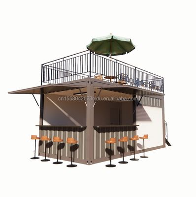 Standard Portable Container Steel Prefabricated House Office Mobile 20ft Expandable Folding Container House for Activity Room