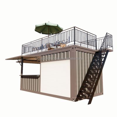 Standard Portable Container Steel Prefabricated House Office Mobile 20ft Expandable Folding Container House for Activity Room