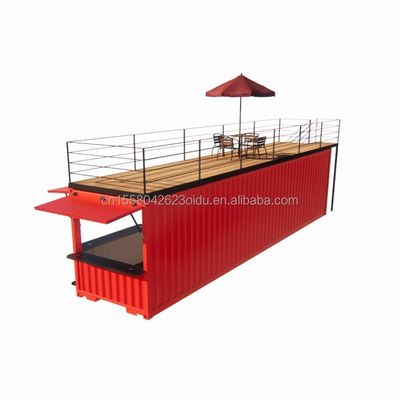 Shop 20ft 40ft Container Store Expansion Booth Design Your Own Outdoor Coffee Shop with Aluminum Alloy Windows