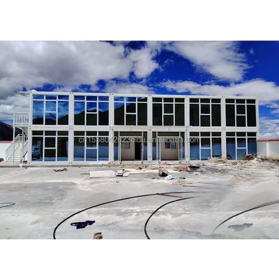 Hotel Standard Portable Container Steel Prefabricated House Office Mobile 20ft Expandable Folding Container House Activity Room