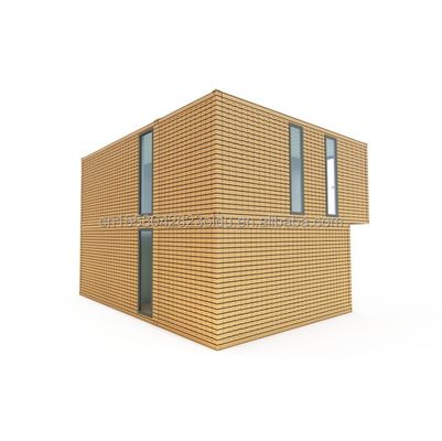 Modern Design Wooden Flat Pack Tiny Container House with 50/75/100mm Wave Sandwich Panel Wall and Multiple Usage Options