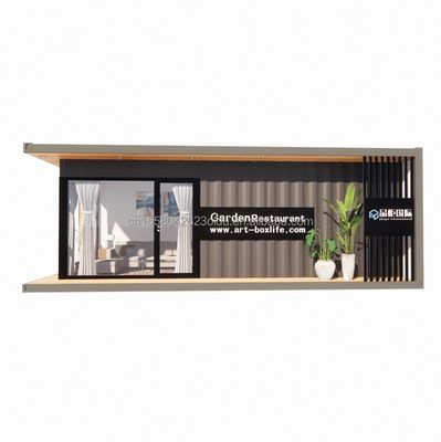 30ft Portable Wooden Container House Durable Steel Structure for Marine Applications