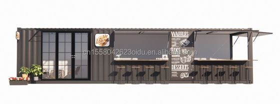 Hotel Accommodation Solution Prefabricated Modular Container Houses in Container Store/Shop with Aluminum Alloy Windows