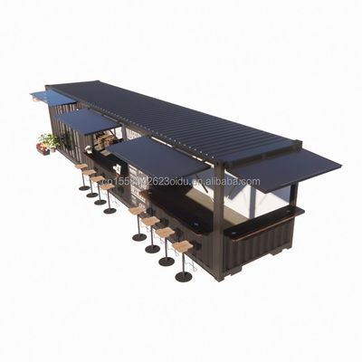 Hotel Accommodation Solution Prefabricated Modular Container Houses in Container Store/Shop with Aluminum Alloy Windows