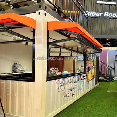 Steel Shed Container Store Prefabricated Building Frame Steel Structure for 20ft or 40ft Container Houses