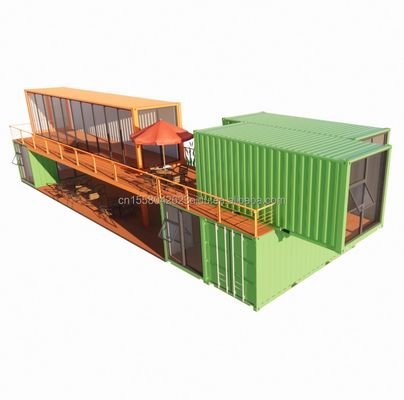 Modular Small Kit Cabin Residential Container Housing Main Structure Galvanized Steel Square Tubes