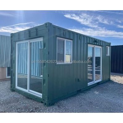 Customized Color 20ft Prefabricated Container House with Kitchen and One Bedroom for Hotel Aluminum Alloy Windows
