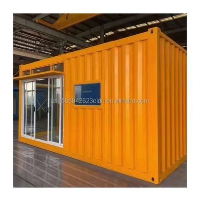 Customized Color 20ft Prefabricated Container House with Kitchen and One Bedroom for Hotel Aluminum Alloy Windows