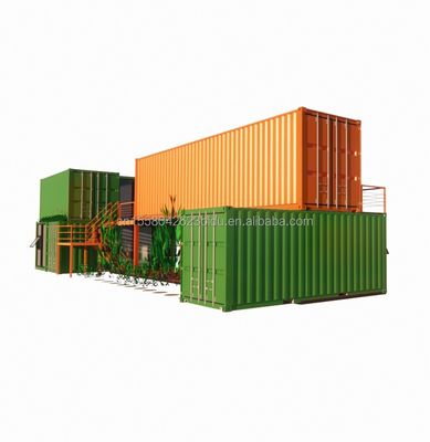 Modular Small Kit Cabin Residential Container Housing Main Structure Galvanized Steel Square Tubes