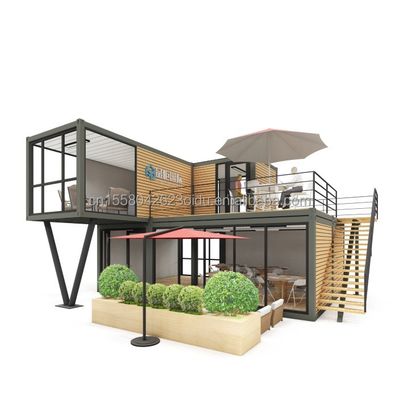 Galvanized Steel Square Tubes Structure Shipping Container Bar with Window Aluminum Alloy Windows