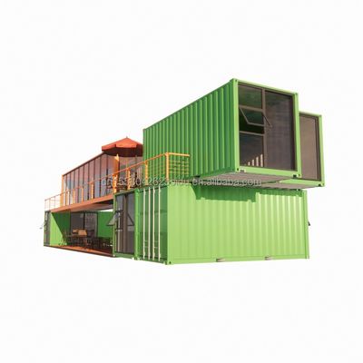 Modular Small Kit Cabin Residential Container Housing Main Structure Galvanized Steel Square Tubes