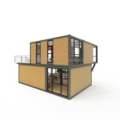 Galvanized Steel Square Tubes Structure Shipping Container Bar with Window Aluminum Alloy Windows