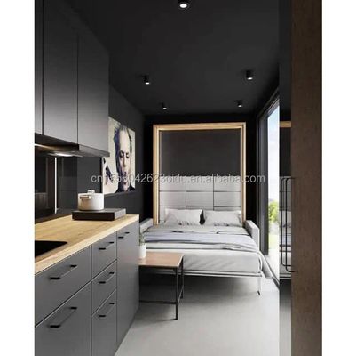 Galvanized Steel Square Tubes Main Structure 20ft Prefab Houses Modern Container Portable Flat Pack Living Home for Hotel