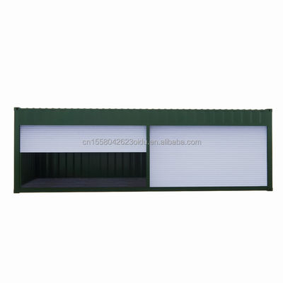 20ft Prefabricated Flat Packaging Module House Garage Storage Booth Container House with Modern Simple Design Style