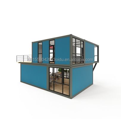 Modular Steel Buildings Hotel Container Houses Movable Prefab 40ft Shipping Fast Food Container Restaurant Cafe Coffee Shop and Bar