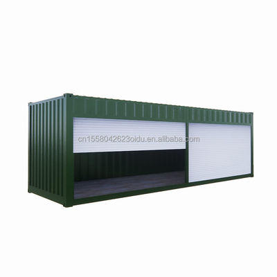 20ft Prefabricated Flat Packaging Module House Garage Storage Booth Container House with Modern Simple Design Style