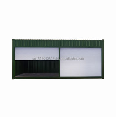 20ft Prefabricated Flat Packaging Module House Garage Storage Booth Container House with Modern Simple Design Style
