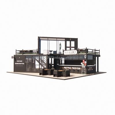 Prefabricated Folding Portable Shop Storage Office Building Shipping Container House Moving Trailers with Customized Color