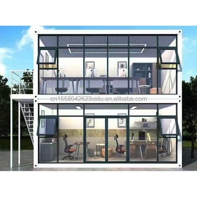 Galvanized Steel Bending Prefab Container Workers Dormitory with 50/75/100mm Wave Sandwich Panel Wall