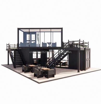 Prefabricated Folding Portable Shop Storage Office Building Shipping Container House Moving Trailers with Customized Color