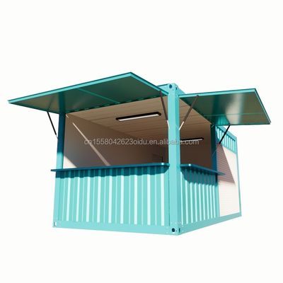 Customized Color Pop-up Shop Container Coffee Shop/Bar/Fast-food in 20FT Flat Packaging for Supermarket Promotion