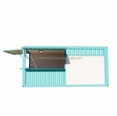 Customized Color Pop-up Shop Container Coffee Shop/Bar/Fast-food in 20FT Flat Packaging for Supermarket Promotion