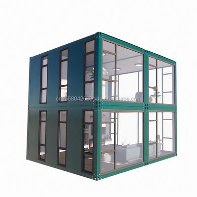Aluminum Alloy Windows in Customized Luxurious Bedrooms Bathrooms and Kitchens with 50/75/100mm Wave Sandwich Panel Walls