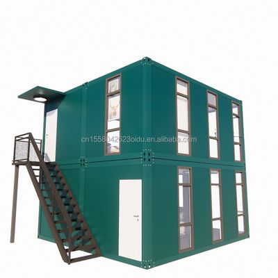 Aluminum Alloy Windows in Customized Luxurious Bedrooms Bathrooms and Kitchens with 50/75/100mm Wave Sandwich Panel Walls
