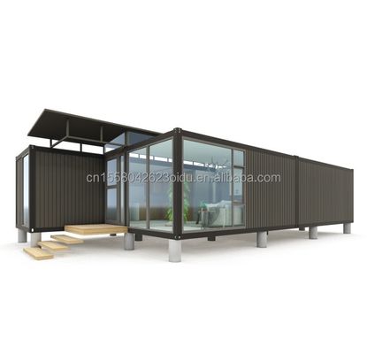 Customized Color Container House Movable Prefabricated House 20ft Prefab Shipping Tiny House Kit for Hotel