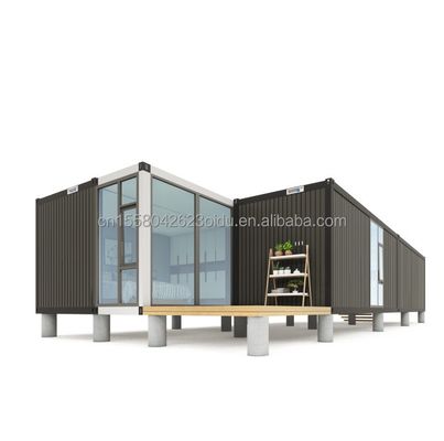 Customized Color Container House Movable Prefabricated House 20ft Prefab Shipping Tiny House Kit for Hotel