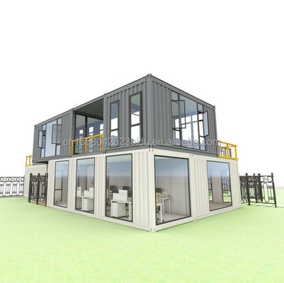 Galvanized Steel Square Tubes Main Structure for Custom Hotel Container House Design and Construction