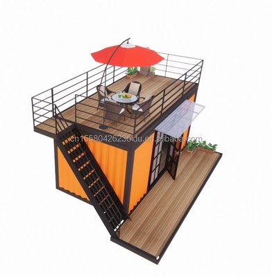 Hotel 20 Foot Portable Container Clothes Shop Prefabricated Cafe Mobile Store Warehouse