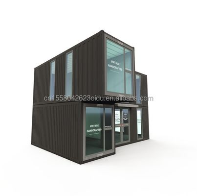 50/75/100mm Wave Sandwich Panel Walls Modular Container Prefab Office for Modern and Flexible Workspaces