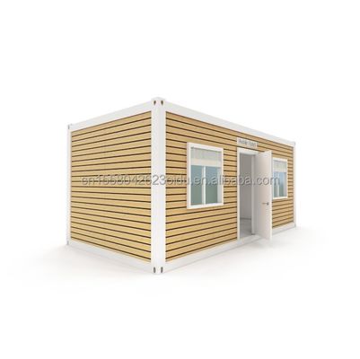 Hotel Accommodation Aluminum Alloy Windows Modern Modular Steel Structure Imitation Wooden Luxury Single Person Apartment