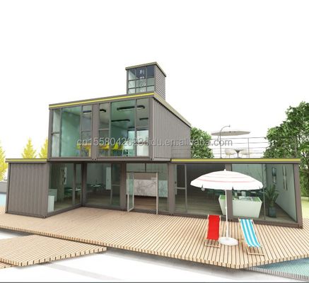 Galvanized Steel Square Tubes The Foundation of the Fine Modern Style Bedroom Loft House Container Prefab Beach Hotel Villa