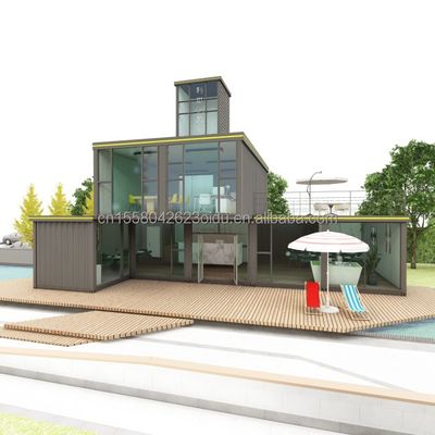Galvanized Steel Square Tubes The Foundation of the Fine Modern Style Bedroom Loft House Container Prefab Beach Hotel Villa