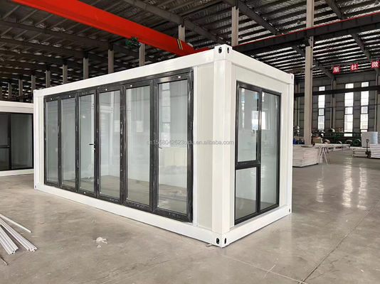 Customized Color 20ft Living Container Home Prefabricated Tiny House with Galvanized Steel Square Tubes and Modular Design